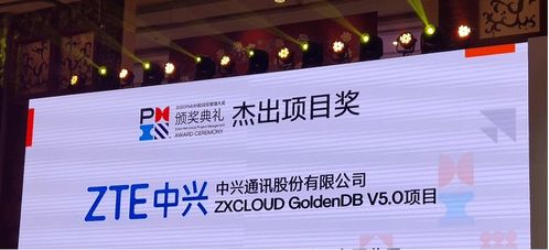 中興通訊GoldenDB榮膺2020年PMI中國項目管理大獎，通訊產品研發再創佳績